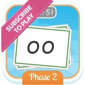 Play 'Flash Cards (Time Trial) (Phonics Phase 2)'
