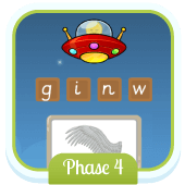 Play 'Alien Escape (Phonics Phase 4)'