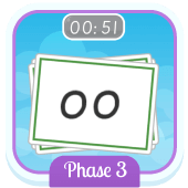 Play 'Flash Cards (Time Trial) (Phonics Phase 3)'